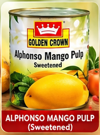 Golden Crown Alphonso Mango Pulp